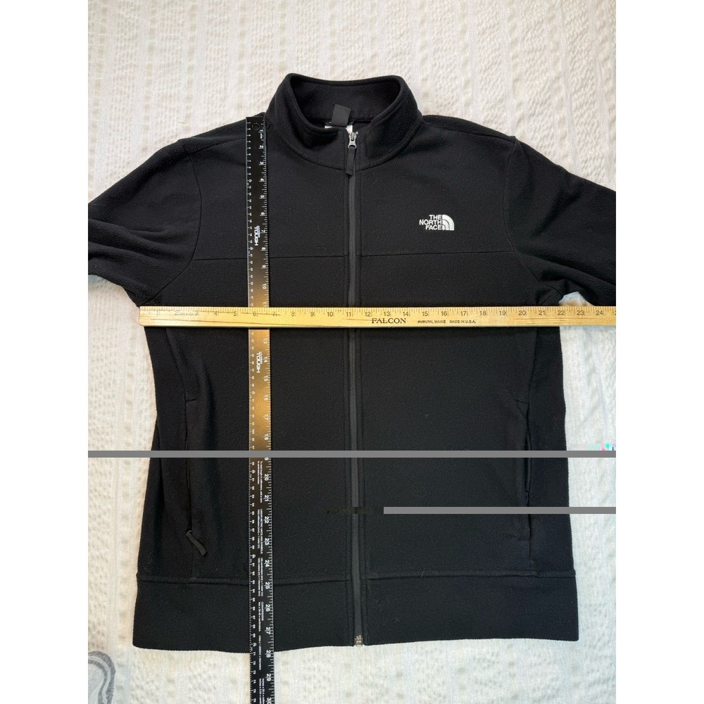 The North‎ Face Black Full Zip Fleece Jacket Womens Large